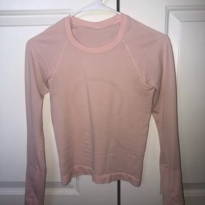 Lululemon swiftly tech long sleeve shirt 2.0 *race length* in pink mist